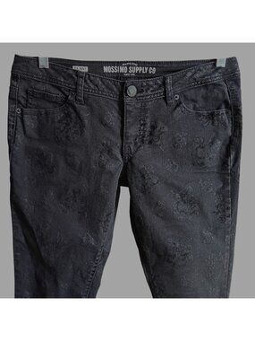Size 9 Fit 6 Mossimo Size 9 Fit 6 Skinny Jeans Supply Co Black Floral Embossed P